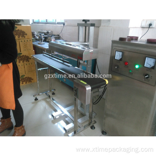 Plastic bottle cap aluminum foil sealing machine